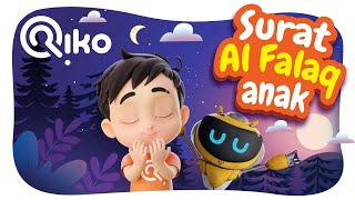 Murotal Anak Surat Al Falaq  Riko The Series Quran Recitation for Kids [upl. by Mungovan]