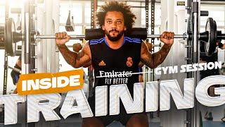 Real Madrid GYM WORKOUT with Marcelo Nacho amp Carvajal [upl. by Thetos412]