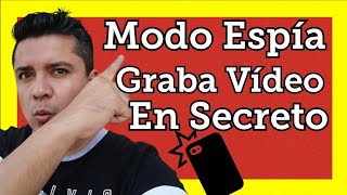 ✔️CÁMARA ESPÍA COMO GRABAR VÍDEO EN SECRETO CON LA PANTALLA APAGADAtomar video sin ser descubierto [upl. by Anilesor]