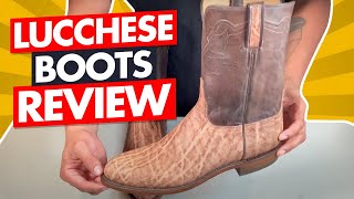 Lucchese Boots Limited Edition Made In The USA Genuine Elephant Skin Roper Boot Review [upl. by Avery]