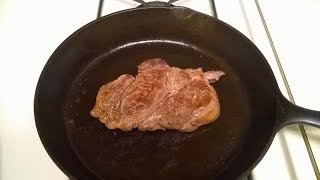 Cast Iron Skillet Chuck Eye Steak Recipe [upl. by Akire]