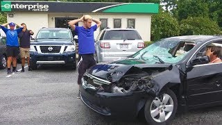 Returning Destroyed Rental Cars Prank [upl. by Ardin538]