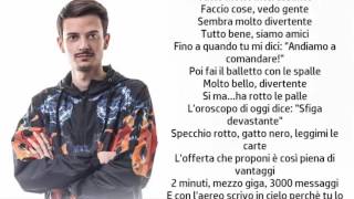 Fabio Rovazzi  Tutto molto interessante con TESTO  LYRICS [upl. by Nettle]