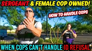 Four Cops Getting Owned amp Epic ID Refusal [upl. by Nievelt]