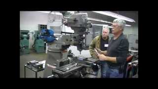 Bridgeport Type Milling Machines Demonstration of features [upl. by Ahsilif]