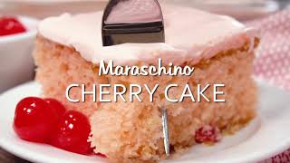 How to make Maraschino Cherry Cake [upl. by Ledoux640]