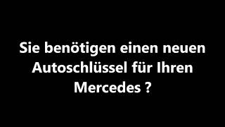 Service – Autoschlüssel anlernen Mercedes Fahrzeuge bis 2015 [upl. by Sama]