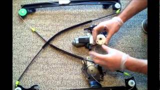 Freelander front left window regulator reparation [upl. by Neau]