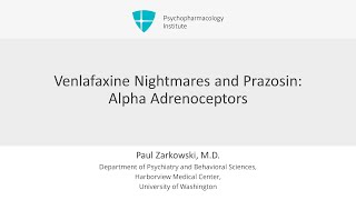 Can You Combine Venlafaxine and Prazosin [upl. by Eirok]