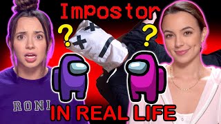 Among Us in Real Life Who is the Impostor  Merrell Twins Exposed [upl. by Ilegna]