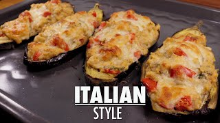 How To Cook Eggplant In Oven  The Best Stuffed Eggplant [upl. by Nosrac]