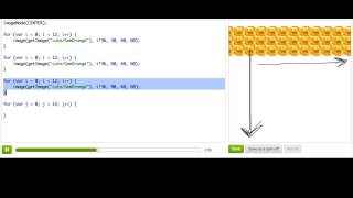 Nested For Loops  Computer Programming  Khan Academy [upl. by Naiditch]