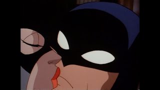 Catwoman kisses Batman mid swing  Batman The Animated Series [upl. by Touber685]