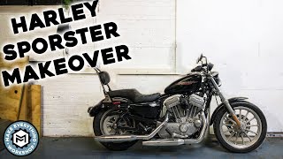 Harley Sportster Makeover [upl. by Ayel425]