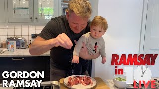 Gordon Ramsay Shows How To Make A Lamb Chop Dish At Home  Ramsay in 10 [upl. by Carleton]