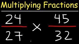 Multiplying Fractions  The Easy Way [upl. by Enahsed848]