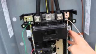 DIY Electrical Service Installation with 200 Amp main breaker [upl. by Seidule]