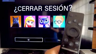 COMO SALIRSE Y CERRAR SESIÓN DE UNA CUENTA DE NETFLIX EN SMART TV [upl. by Eimac]