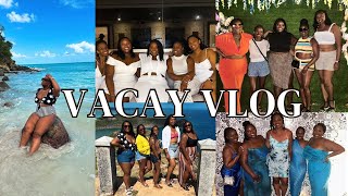 Travel Vlog Antigua Girls Trip [upl. by Amoihc598]