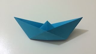 COMO HACER UN BARCO DE PAPEL TUTORIAL PAPIROFLEXIA ORIGAMI [upl. by Lateehs256]