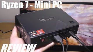 REVIEW Beelink GTR 7 GR7 Mini PC Powerful AMD Ryzen 7 CPU 16GB RAM [upl. by Sarajane]