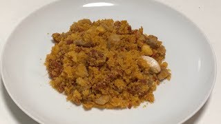 Migas con Chorizo y Panceta en Monsieur Cuisine Connect [upl. by Cahilly928]