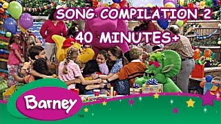 Barney  Song Compilation 2 40 Minutes [upl. by Anaitat361]