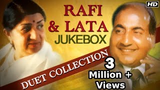 Mohammad Rafi amp Lata Mangeshkar  Best Duet Songs Jukebox  Old Hindi Songs Collection [upl. by Desimone]