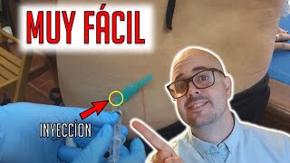 Como aplicar una INYECCIÓN INTRAMUSCULAR FÁCIL [upl. by Ttebroc100]