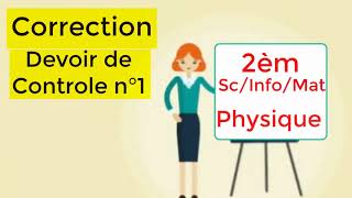 Correction Devoir de Contrôle n°1 2èm année ScInfo [upl. by Gentilis729]