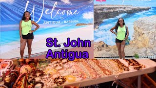 St John  Antigua 🇦🇬 Travel Vlog [upl. by Perla399]