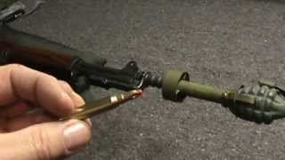 M7 Grenade launcher setup for M1 Garand [upl. by Notlit]