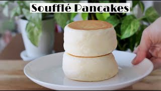 Fluffy Japanese Souffle Pancakes Recipe  Extended version with tutorial [upl. by Kubiak]