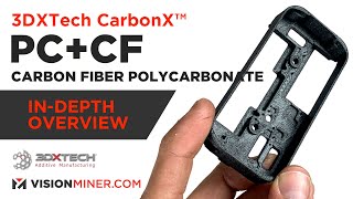 CarbonX™ PCCF Carbon Fiber Polycarbonate 3D Printing Filament by 3DXtech [upl. by Noira696]