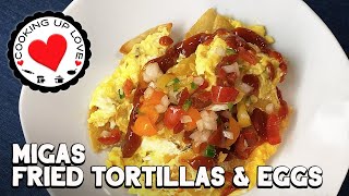 Migas Recipe  Tortilla With Egg Mexican Breakfast  Chilaquiles [upl. by Aramenta18]