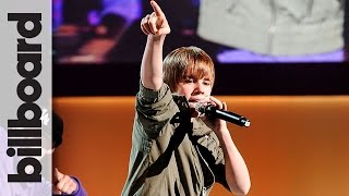 Justin Bieber Baby Live at New York Citys Hammerstein Ballroom  Billboard [upl. by Inalaek]