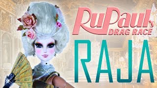 Custom Raja Doll and Marie Antoinette Wig  RUPAULS DRAG RACE [upl. by Anatnas]