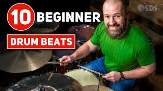 10 Beginner Drum Beats  Go From quotNoquot To quotProquot [upl. by Gavrielle]