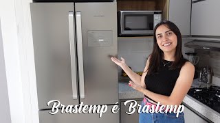 RESENHA GELADEIRA BRASTEMP FRENCH DOOR INVERSE 540L [upl. by Enneira70]