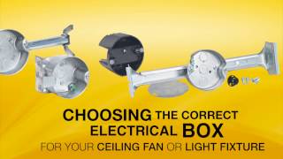 RACO 294 Ceiling Fan Box [upl. by Lauter]