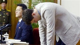 American Student Held in North Korea Delivers Apology [upl. by Florentia299]