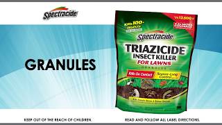 How to Use Spectracide® Triazicide® Insect Killer For Lawns Granules [upl. by Viveca991]