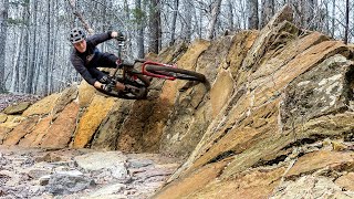 BEST TRAIL EVER Mountain Biking Fitzgerald Mountain in Springdale Arkansas [upl. by Azila438]