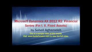 Microsoft Dynamics AX 2012 R2 Finance Series [upl. by Elkraps]