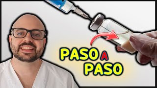 Como PREPARAR y DILUIR un MEDICAMENTO  PASO A PASO [upl. by Mohsen]