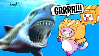 Can Foxy amp Boxy SURVIVE A SHARK ATTACK In RAFT FOXY VS SHARK [upl. by Murat]