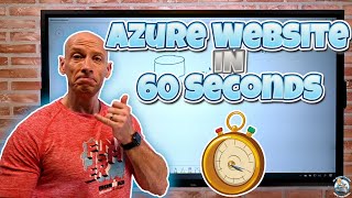 Host a Static Website in Azure in 60 Seconds [upl. by Dougald]