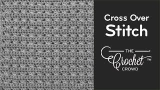 BEGINNER Crochet Cross Over Stitch [upl. by Mara]