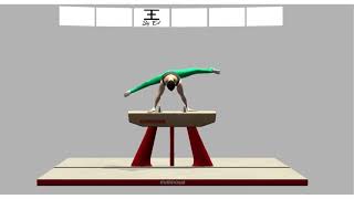 Hardest Pommel Horse Routine 2021 [upl. by Adyaj557]