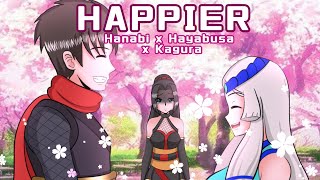 Happier  Hanabi x Hayabusa x Kagura  MLBB FANMADE ANIMATICS  by Senpai Phantom [upl. by Adar498]